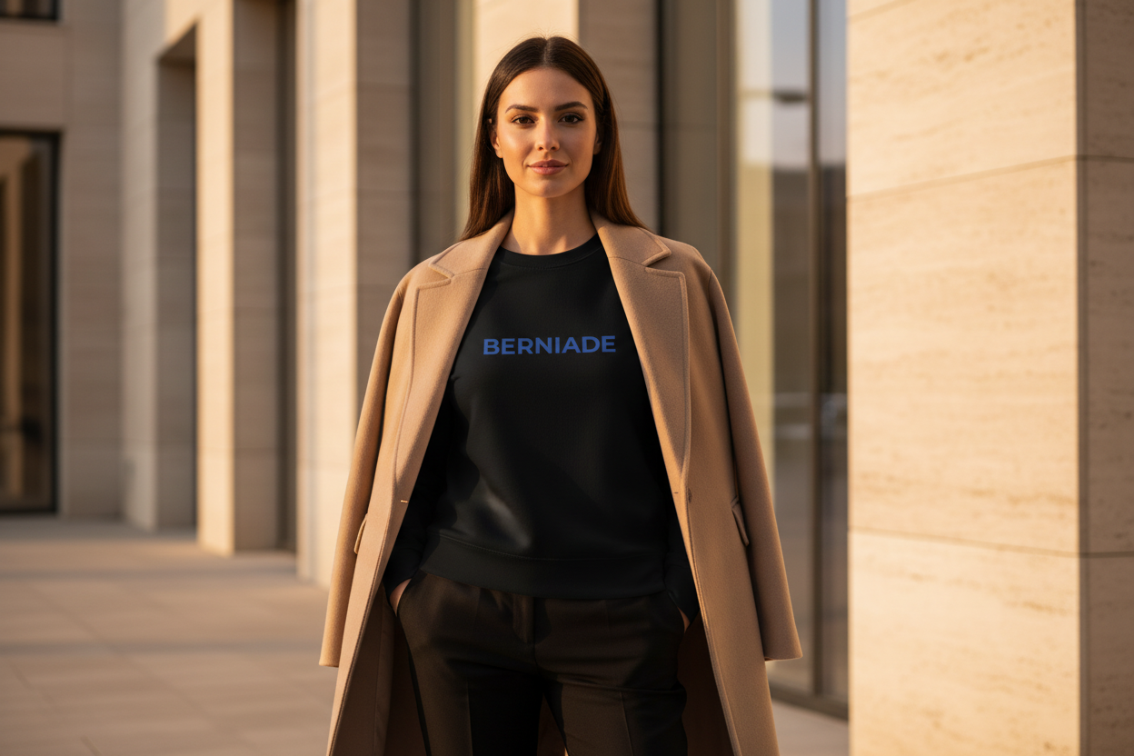 BERNIADE Donna Felpa Nera