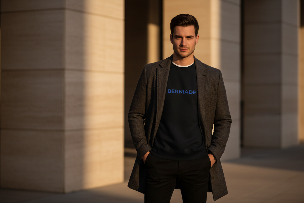 BERNIADE Lifestyle Black Sweatshirt