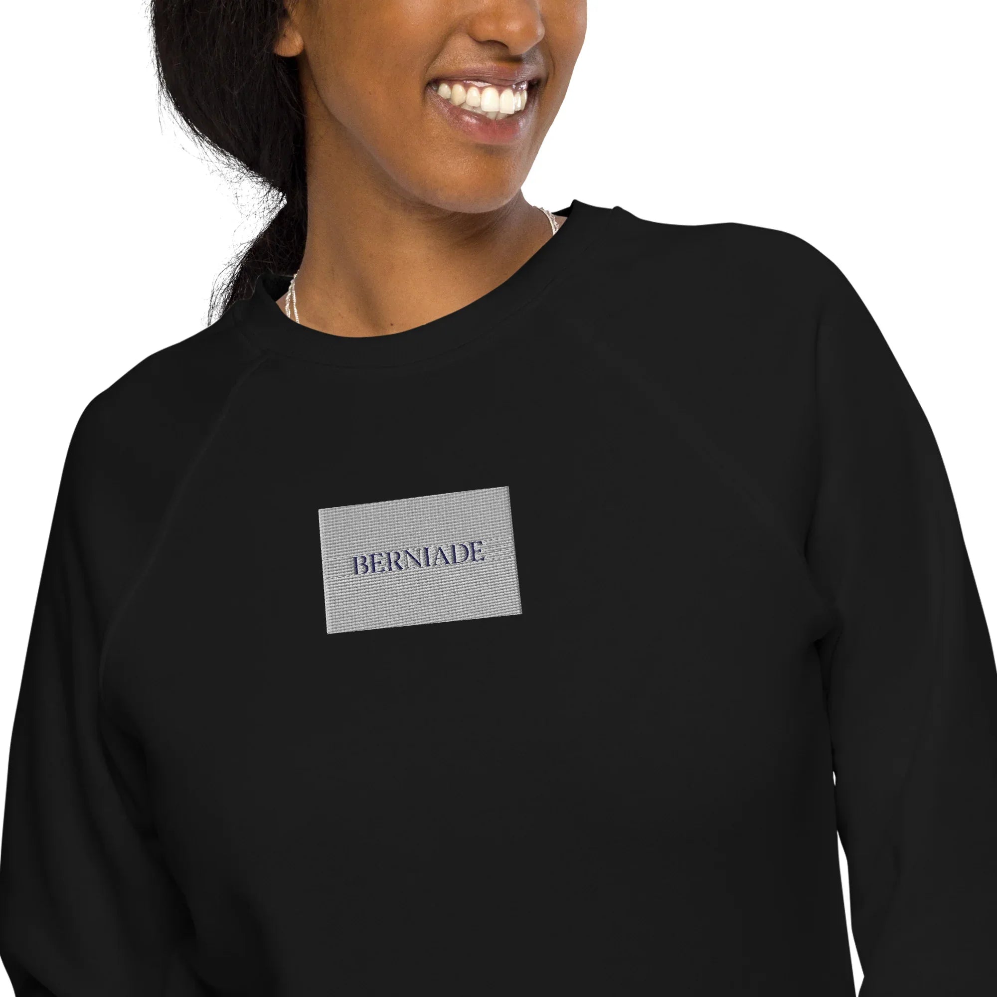 Berniade Eco Raglan – Felpa Unisex in Cotone Biologico - berniade