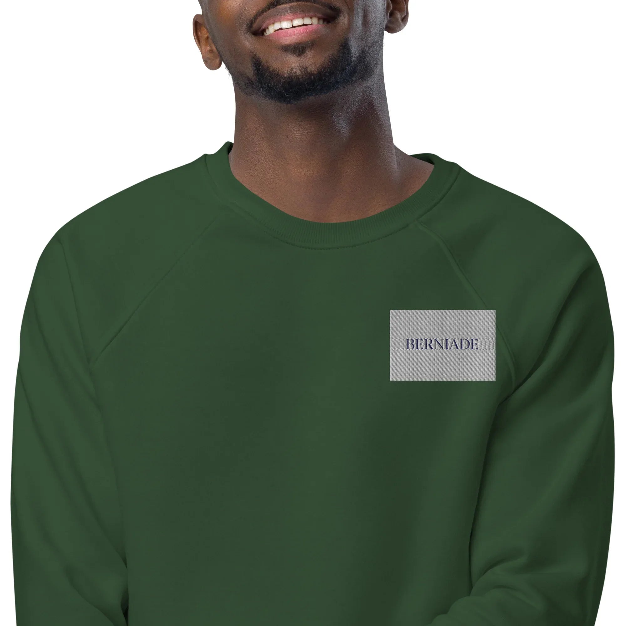 Berniade Eco Raglan – Felpa Unisex in Cotone Biologico - berniade