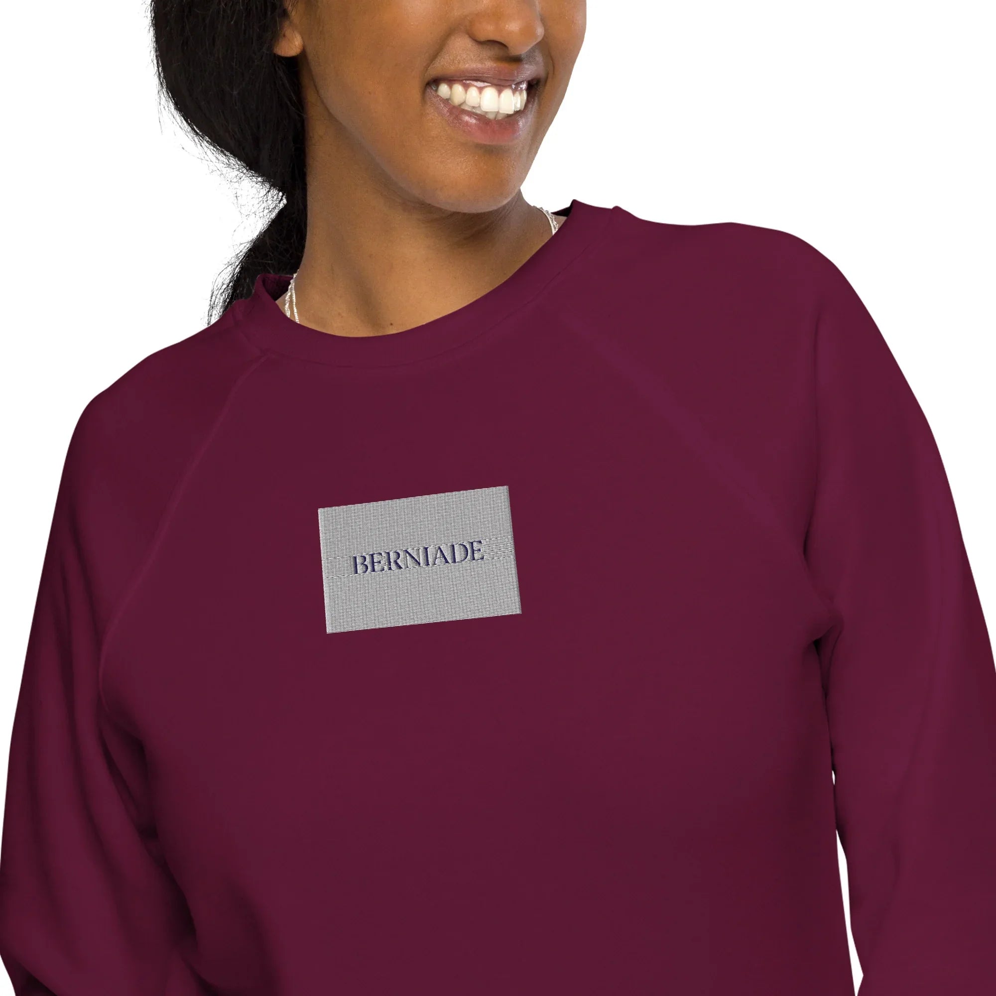 Berniade Eco Raglan – Felpa Unisex in Cotone Biologico - berniade