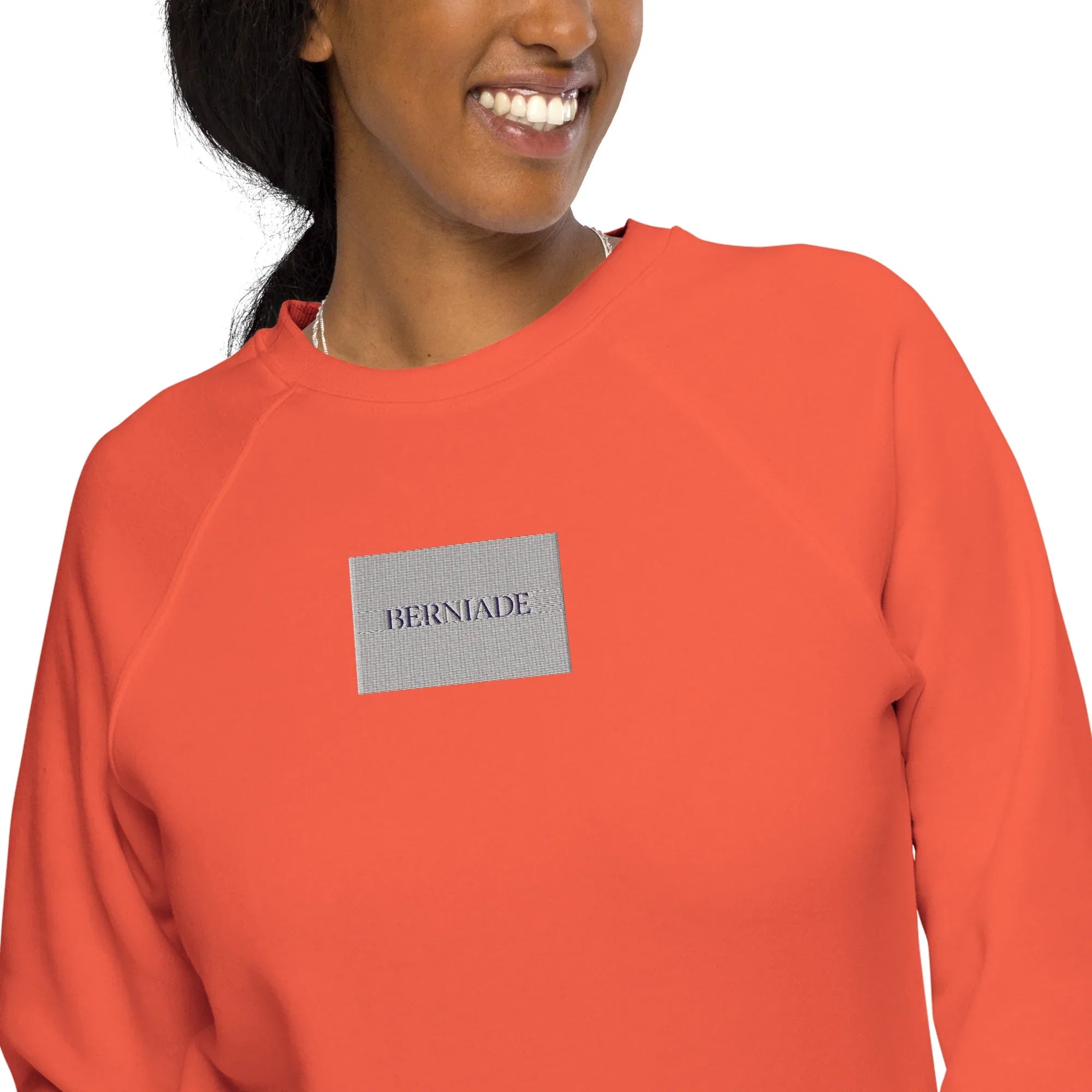 Berniade Eco Raglan – Felpa Unisex in Cotone Biologico - berniade